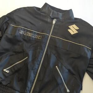 Vintage Mat Maldin Bike Motorcycle Racing Jacket AGVSPORT (Suzuki)